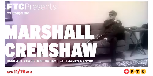 Marshall Crenshaw \u2022 Fairfield, CT \u2022 StageOne