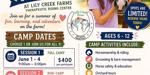 Horsin' Around Summer Camp for Kids Age 6-12