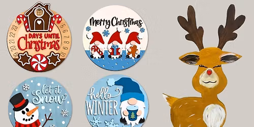 \ud83e\udd83\ud83c\udf42Gobble Up the Savings Christmas and Winter Door Decor $10 Off! Paint & Sip Class