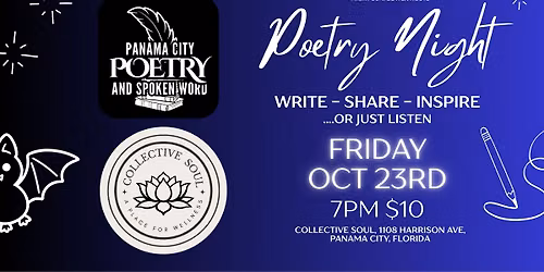 Poetry Night at Collective Soul (Oct 23rd)