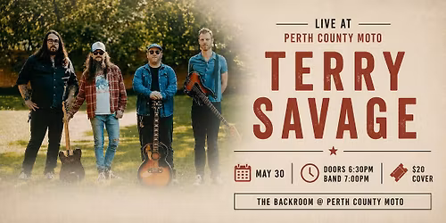Terry Savage & The Wonky Honkies LIVE at Perth County Moto