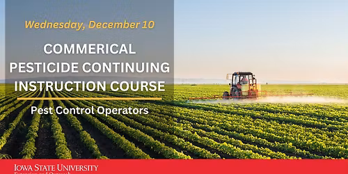 Pest Control Operators Commercial Pesticide CIC