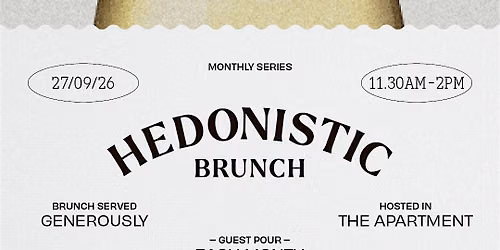 September Hedonistic Wine Brunch