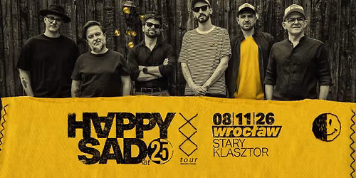 Wroc\u0142aw - Happysad - XXV Tour - Stary Klasztor