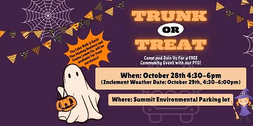 Annual Trunk or Treat (Hosted by PTO)