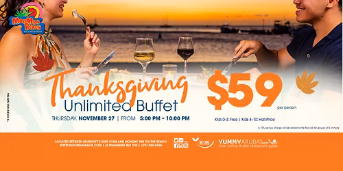 Thanksgiving Feast Under the Stars at MooMba Beach