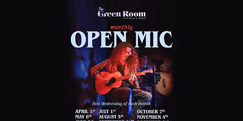 Open Mic Night - first Wednesday of each month