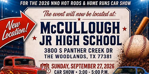 *LOCATION CHANGE: Hot Rods & Home Runs Car Event & Softball Game
