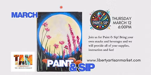 March Paint & Sip