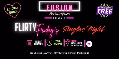 Flirty Friday's Singles Night