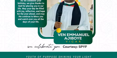 COLLATION & INDUCTION of Rev CANON EMMANUEL ADEBAYO AJIBOYE