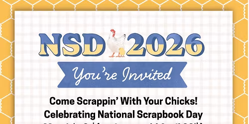 May NSD Scrapbook Retreat