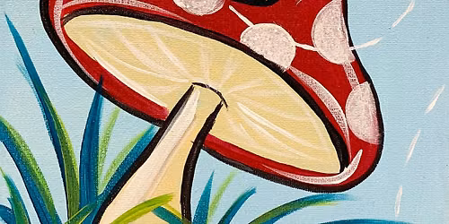 Butterfly and Mushroom - Little Artists Paint Party!