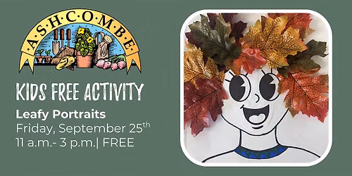 Kids Leaf Portraits