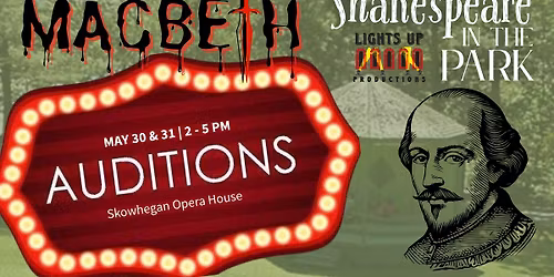AUDITIONS: Macbeth (Shakespeare in the Park - Summer 2026) 