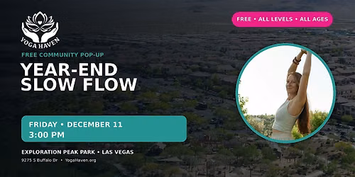 Free Community Pop-Up - Year-End Slow Flow