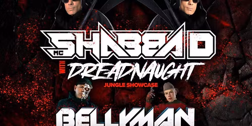 Wardrumz presents DNB and Jungle Showcase featuring Shabba D, Bellyman and DJ Innovator