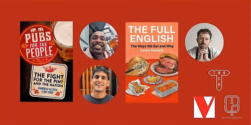 Pubs for the people: Sivamohan Valluvan and Amit Singh with Lewis Bassett