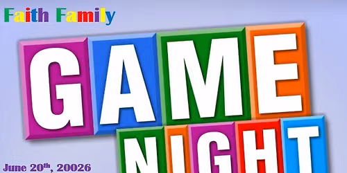 Faith Family Game Night