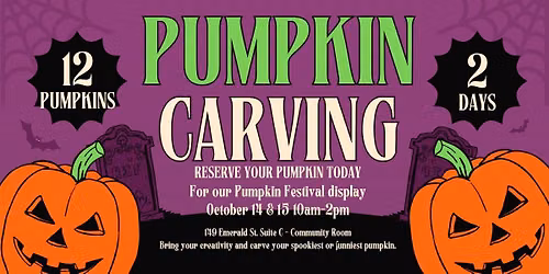 Pumpkin Carving for Pumpkin Fest