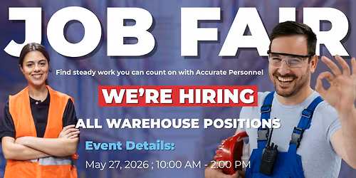 Now Hiring: Warehouse Positions in Elizabeth, NJ