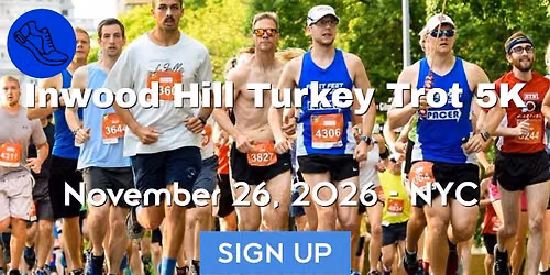 Inwood Hill Turkey Trot 5K Run\/Walk