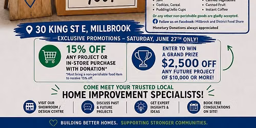 Kickstart the summer Food Drive