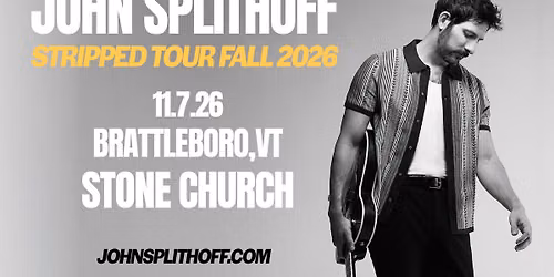 John Splithoff-Stripped Tour