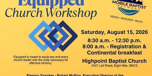 Equipped Church Workshop