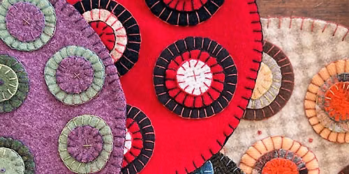 Penny Rug Applique Workshop: Trivet