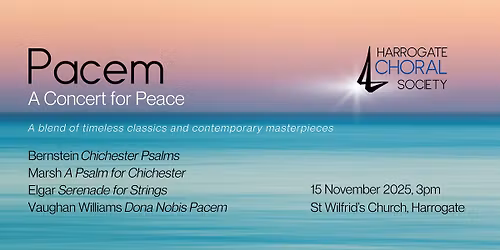 Harrogate Choral: A Concert for Peace