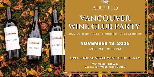 Vancouver Wine Club Party