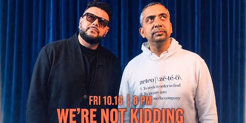 Zeteo and Risala - Mehdi and Mo Amer at Cullen Performance Hall