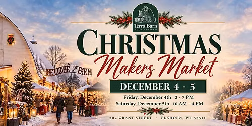Christmas Makers Market at Terra Barn Collective