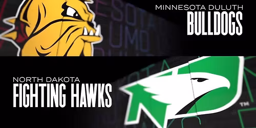 Minnesota Duluth Bulldogs at North Dakota Fighting Hawks Mens Hockey at Ralph Engelstad Arena - Grand Forks