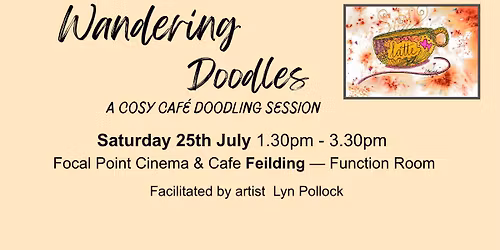 Wandering Doodles ~ A cosy cafe doodling session