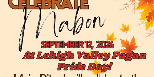 Mabon at Lehigh Valley Pagan Pride Day