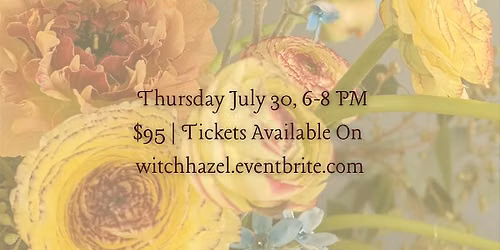 Floral Arranging Workshop