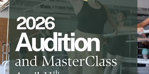 In-person Audition and Masterclass! 