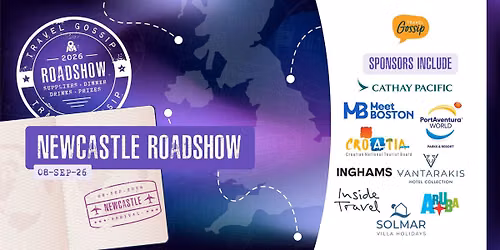 Travel Gossip Roadshow - Newcastle - Tuesday 8th September