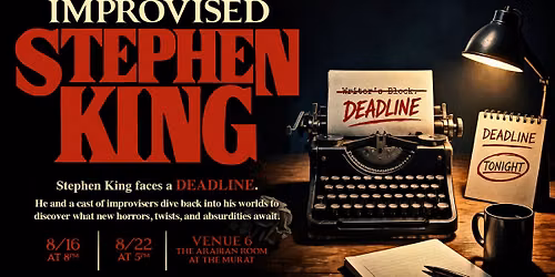 Improvised Stephen King @ Indyfringe 2026