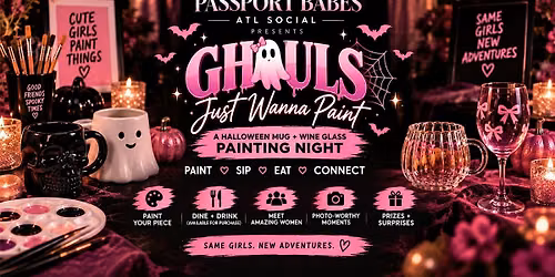 Ghouls Just Wanna Paint: Halloween Mug + Wine Glass Painting Night