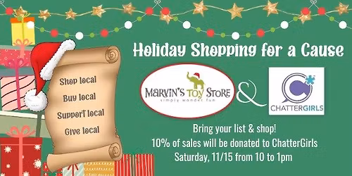 Holiday Shopping for a Cause with Chatter Girls