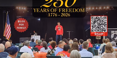 Annual 4th of July Veteran Luncheon: 250th Anniversary