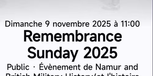Le RHMGE gendarmerie participe au "Remembrance Sunday 2025" British army