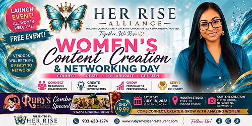 Her Rise Alliance Women's Empowerment Content Creation Event