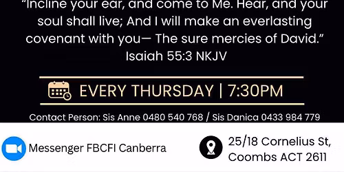 Thursday Bible Study 