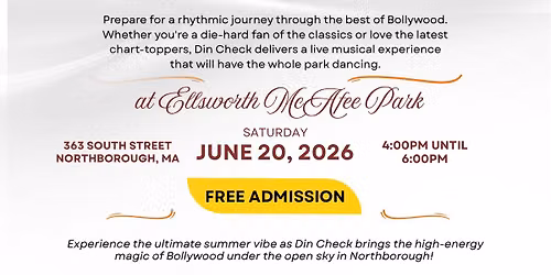 Din Check Live Outdoor Bollywood Concert