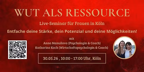 Wut als Ressource - Live Seminar f\u00fcr Frauen 2026