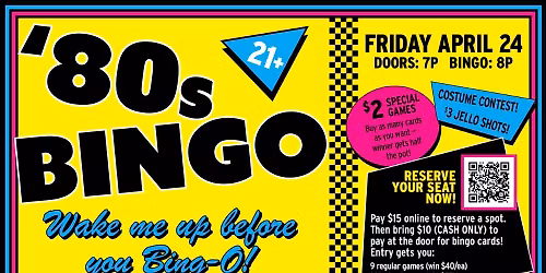 80s BINGO